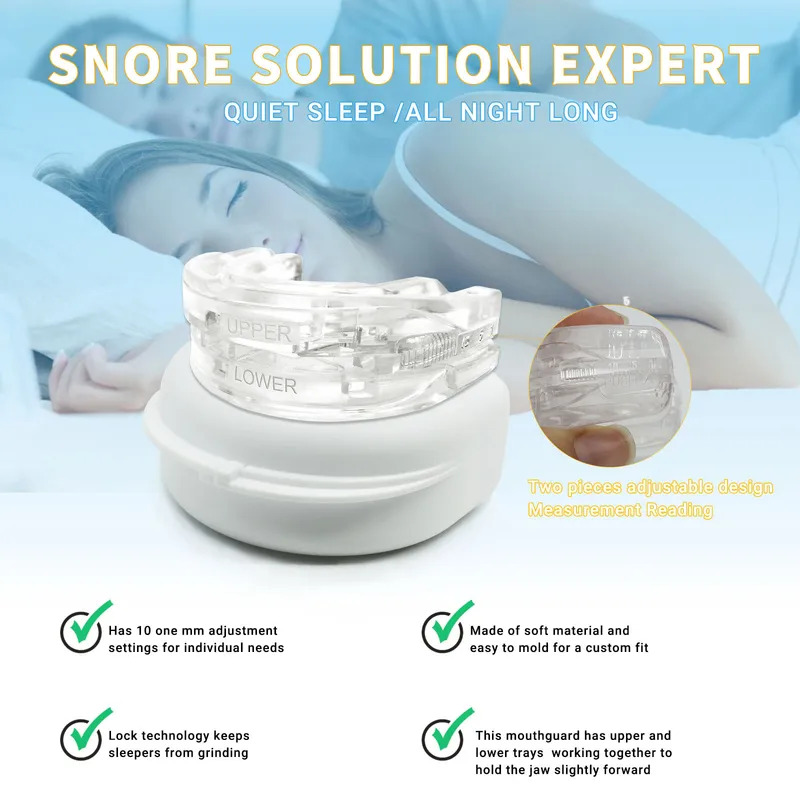 Dental Guard Night - Silicone Anti-Snore Mouthpiece Bruxism Mouth Guard