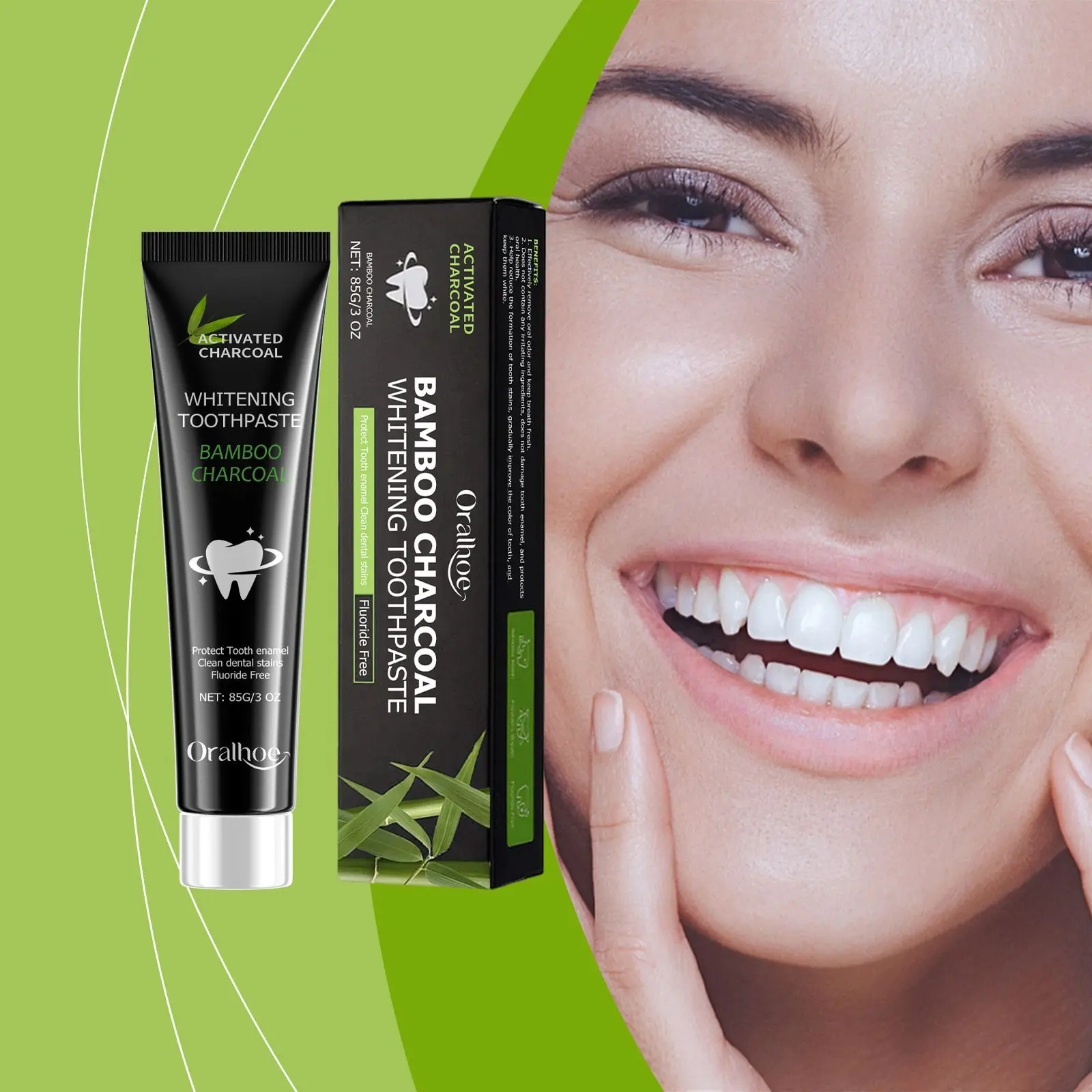 Teeth Whitening Yellow Teeth - Whitening Toothpaste Adsorb Bad Breath Remove