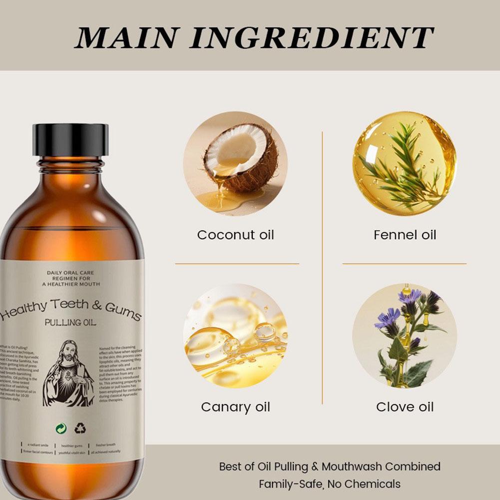113g Healthy Teeth Gums Pullin - Coconut Oil Pull 评论和价格