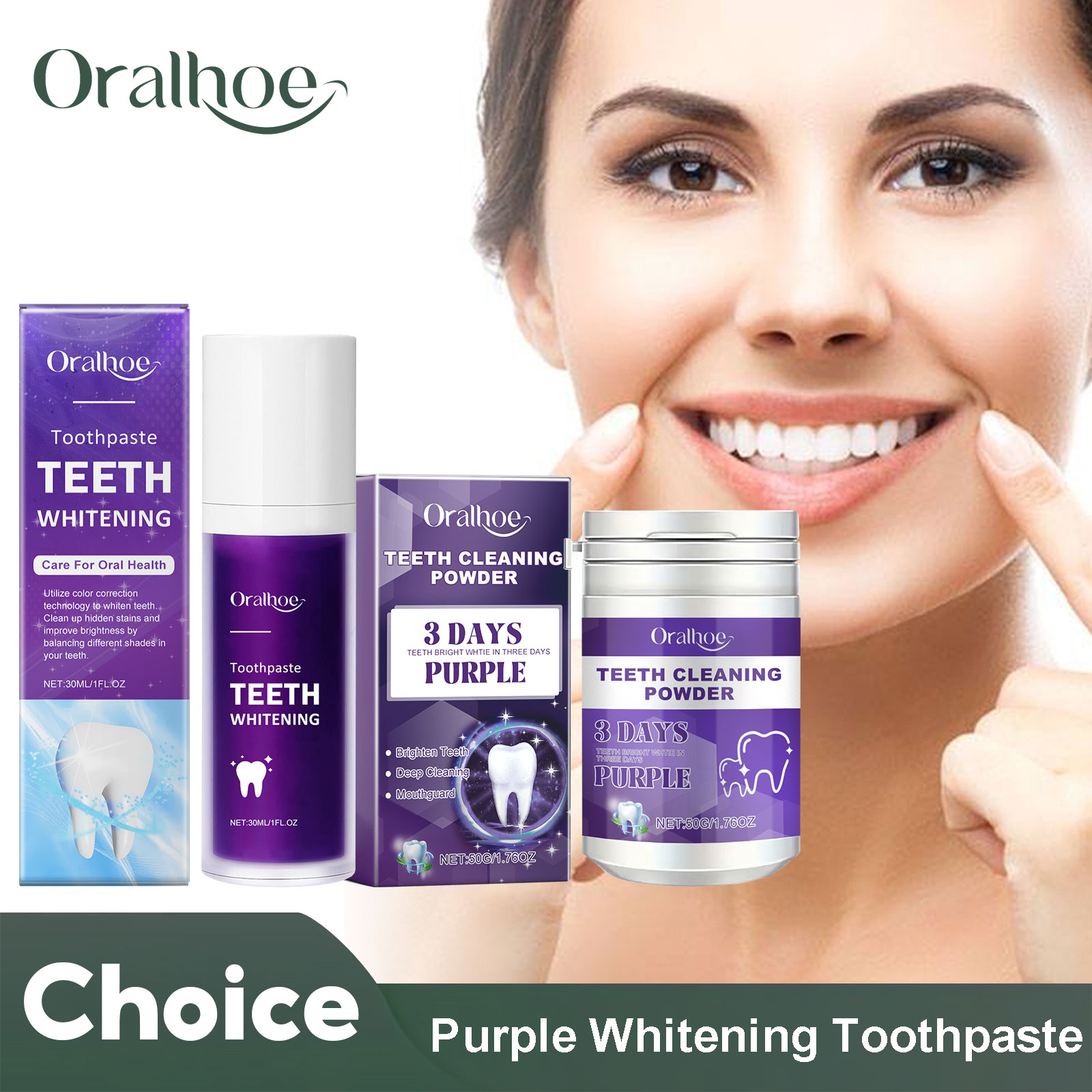 Purple Corrector Teeth Whiteni - Teeth Whitening Yellow Teeth 评论和价格
