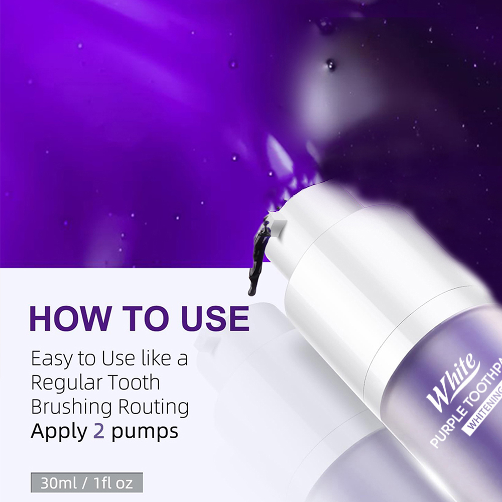 Purple Whitening Toothpaste 30 - Teeth Whitening Hismile 评论和价格