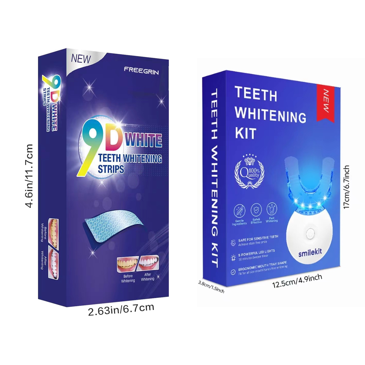 Teeth Whitening Kit - 5X LED L - Teeth Whitening Hismile 评论和价格