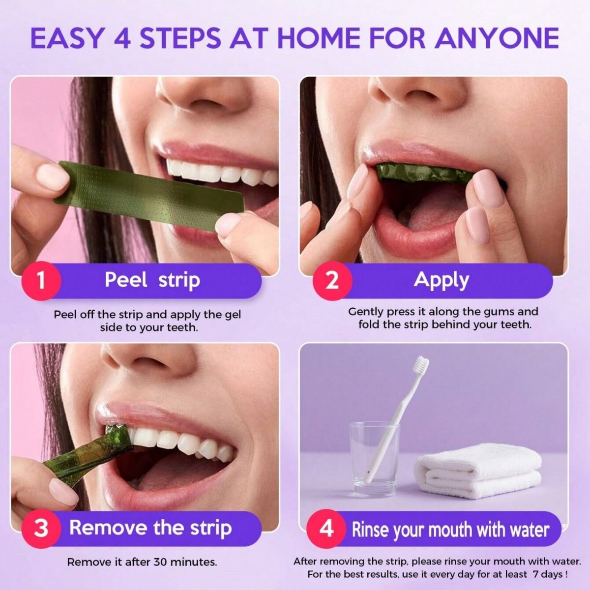 Deluxe Whitening Teeth Sticker - Teeth Whitening In Office 评论和价格