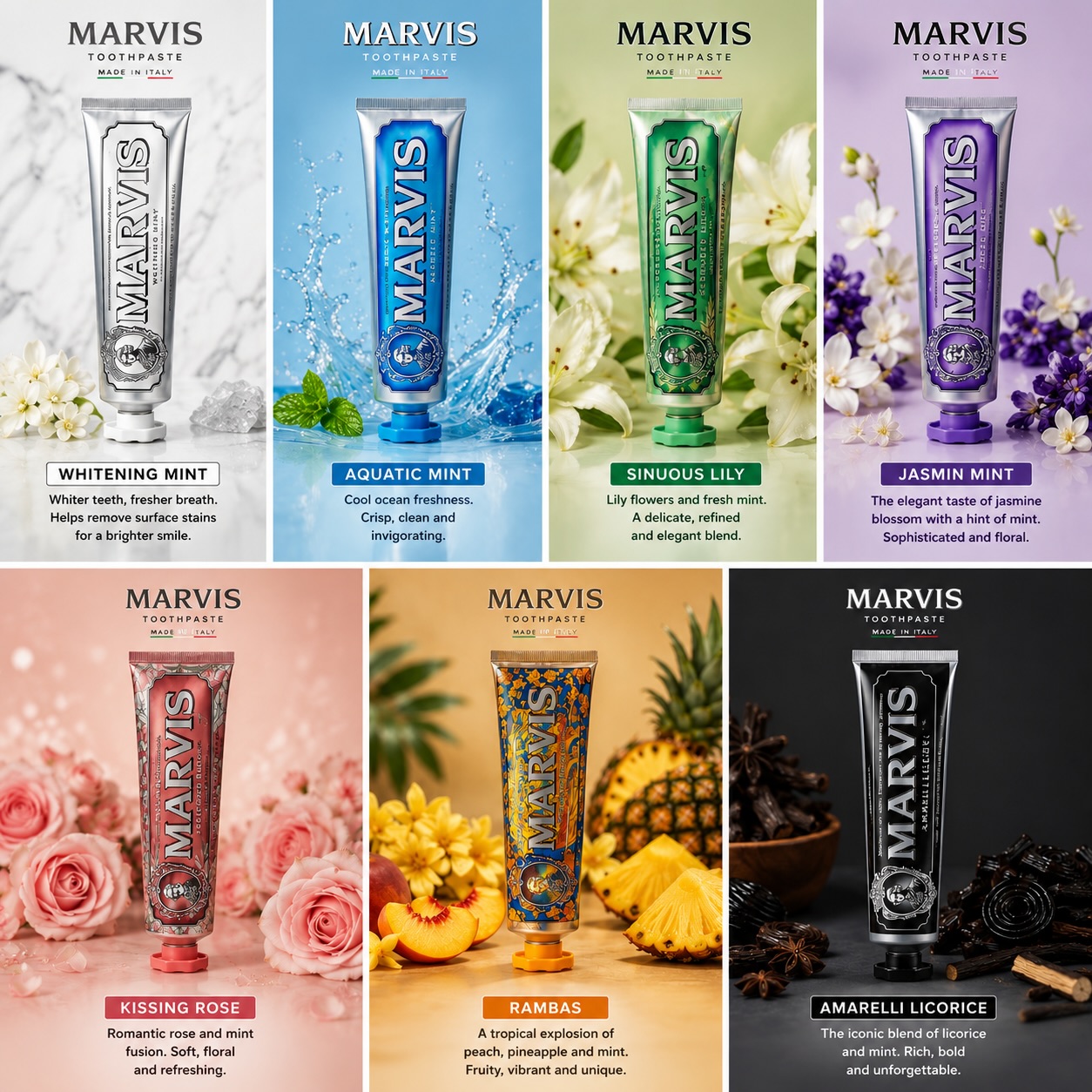 Marvis Mint Toothpaste Premium - Teeth Whitening Marvis Toothpaste 评论和价格