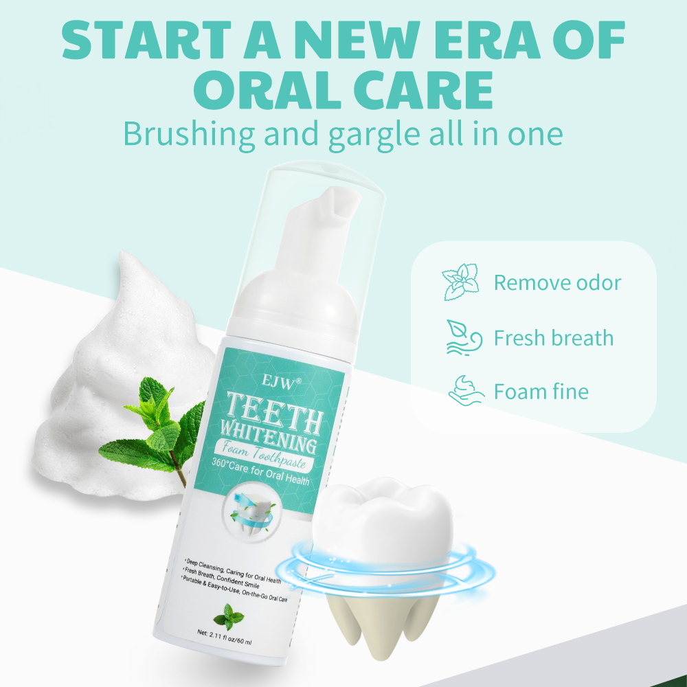 EJW White Mousse Toothpaste Te - Teeth Whitening Yellow Teeth 评论和价格