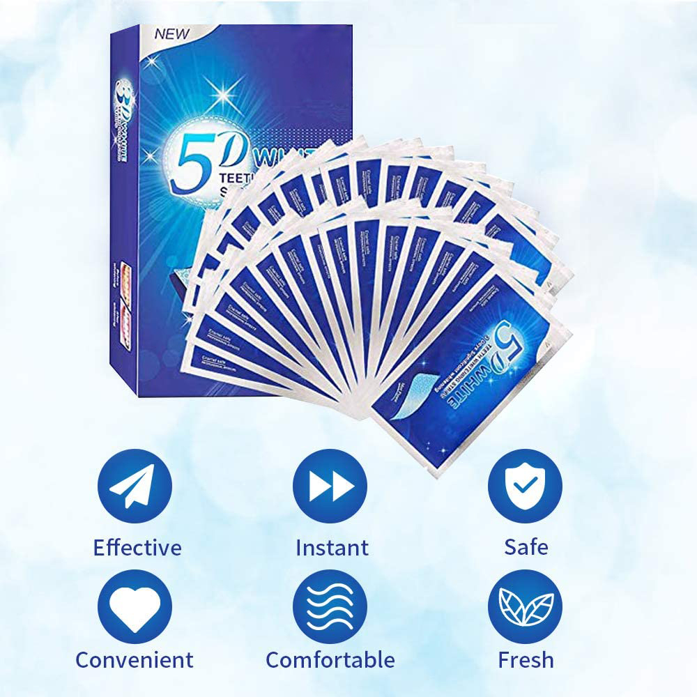 5D White Teeth Whitening Strip - Teeth Whitening In Office 评论和价格