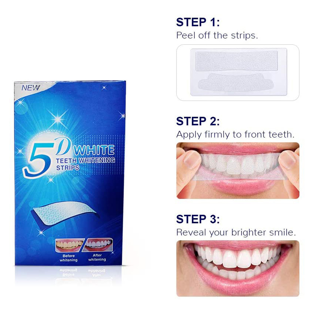 5D White Teeth Whitening Strip - Teeth Whitening In Office 评论和价格