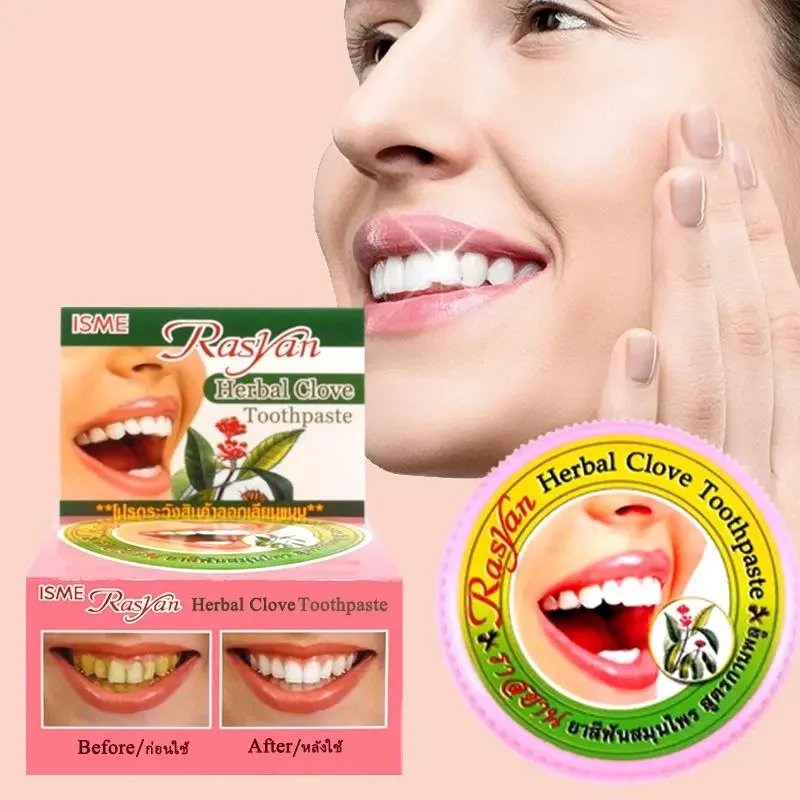 Thai Clove/coconut Tooth Powde - Teeth Whitening Yellow Teeth 评论和价格