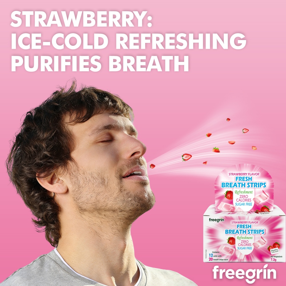 Breath Freshener Cool Strawber - Teeth Whitening In Office 评论和价格