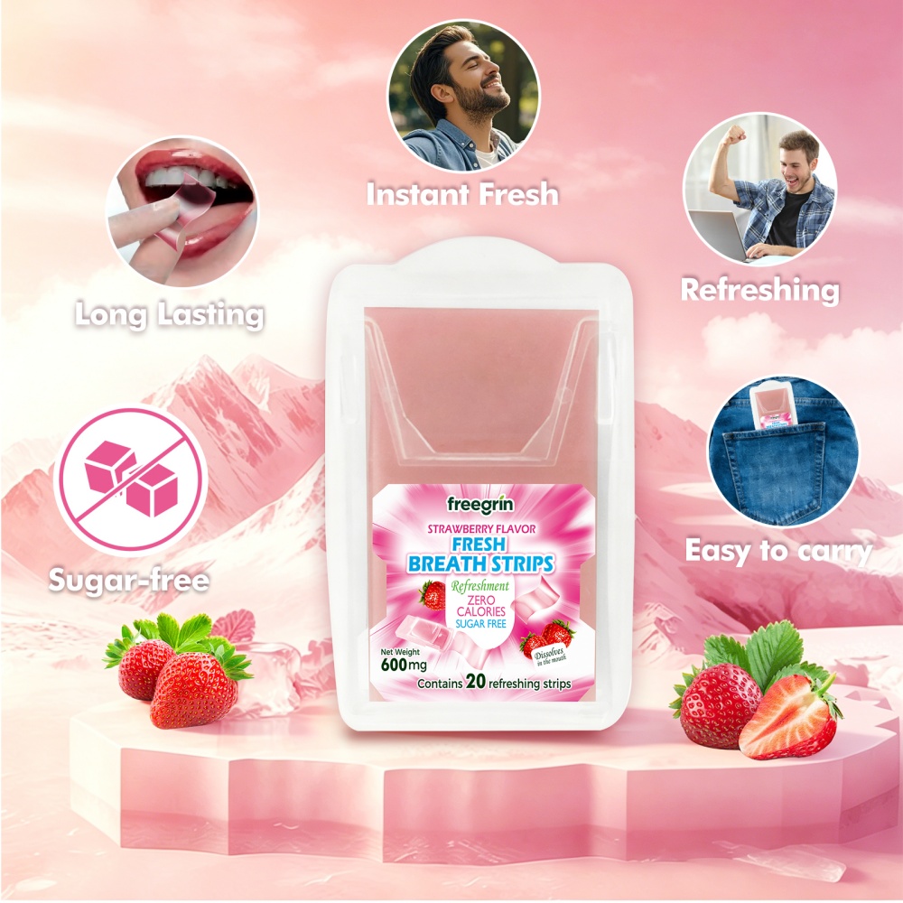 Breath Freshener Cool Strawber - Teeth Whitening In Office 评论和价格